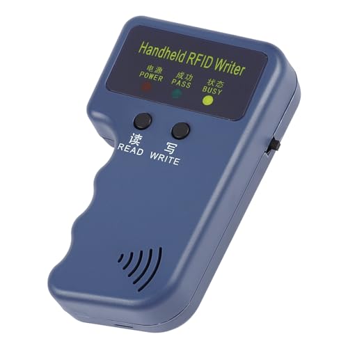 Tragbarer RFID-Reader 125kHz EM4100 ID-Kopierer für Tierchip und Zugangskontrolle Handheld Key FOB Writer