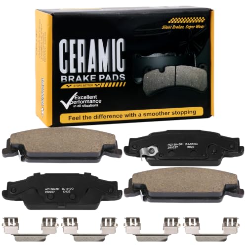 Image of D922 Front Ceramic Brake Pads Kit Fit For Cadillac CTS 2003-2007, For Cadillac STS 2005-2011, For Pontiac Grand Prix 2005-2008