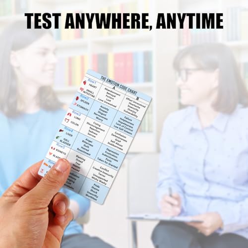 2 peças Ímãs The Emotion Code Chart Magnet, Emotions Magnets Small Magnetic Table Cards Feelings Pos