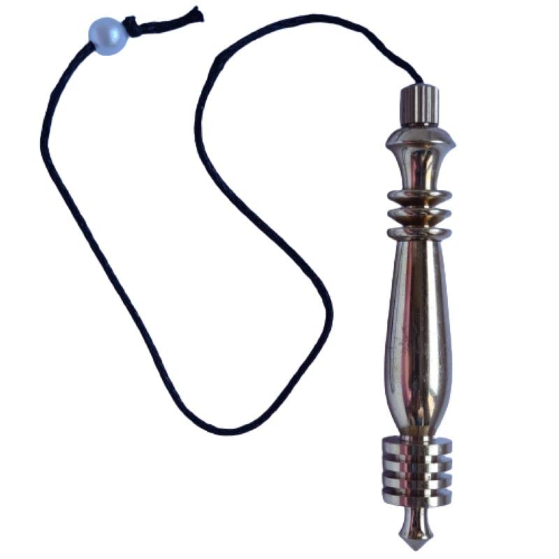 Pendolo Iko (Karnak Osiride e ISIS 4 Batterie) Bronzo con Testimone Radiestesia Spirituale Lettura