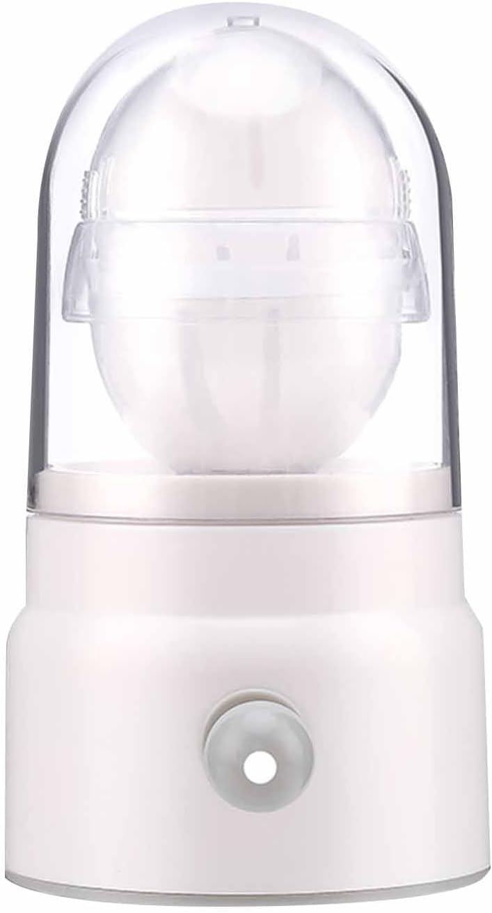Manual Egg Shaker Egg White Yolk Mixer Scrambler Spinner, Easy to Use Drop Resistant Golden Egg Maker Kitchen (White)