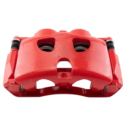 Image of TRQ Performance Front and Rear Brake Caliper Set Brackets Coated Compatible with 2010-2011 Ford F 150