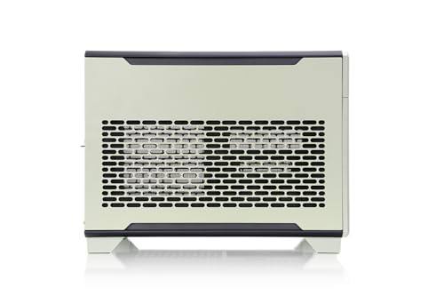 Image of Thermaltake TR100 Matcha Green Mini-ITX SFF Case 18.4 L Dual Chamber Design PCIe 4.0 Riser 280 mm AIO Support Quiet Airflow Build