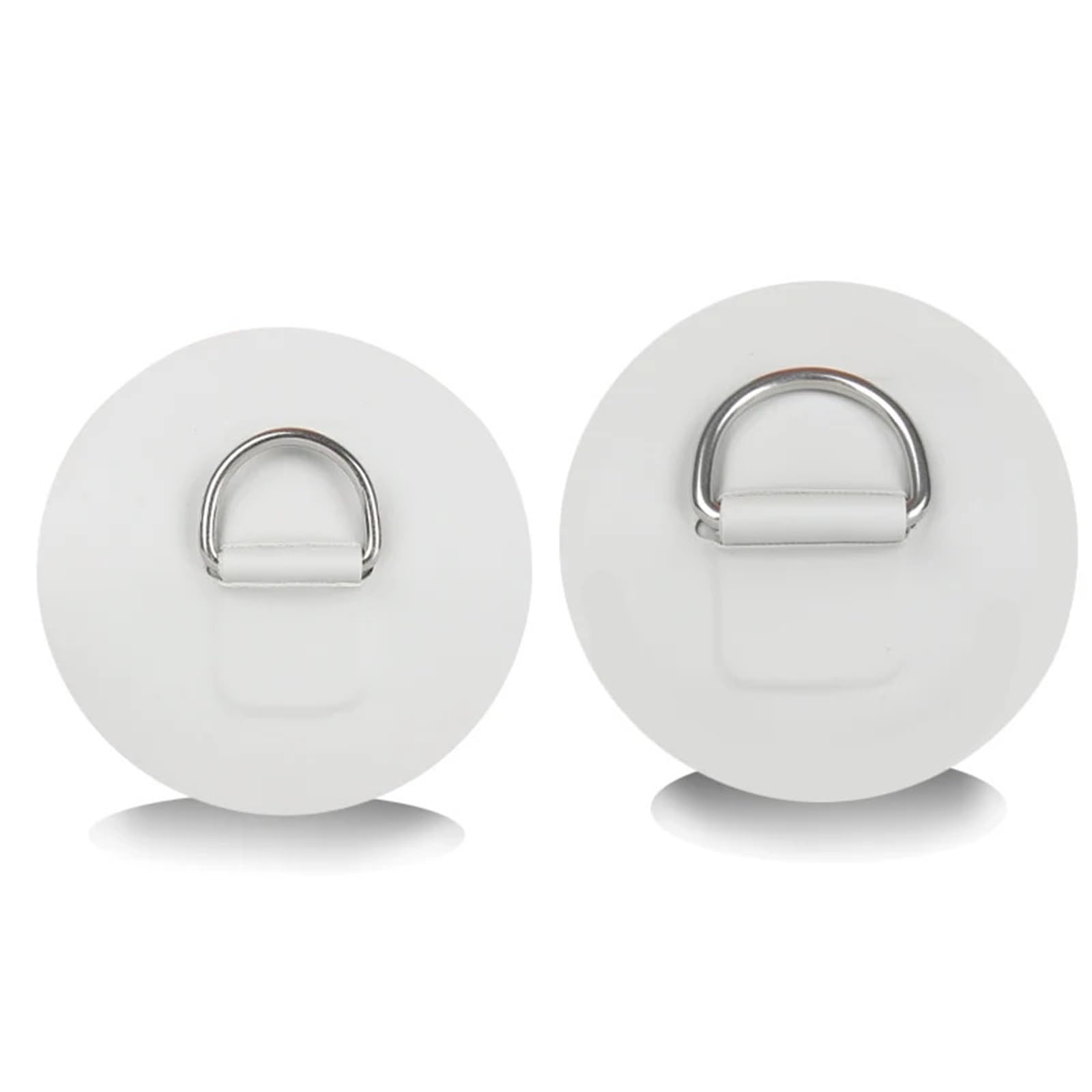 D-Ring-Patch aus Edelstahl mit 3-lagiger Basis