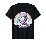 Grim Reaper Funny Rainbow Heavy Metal Unicorn
