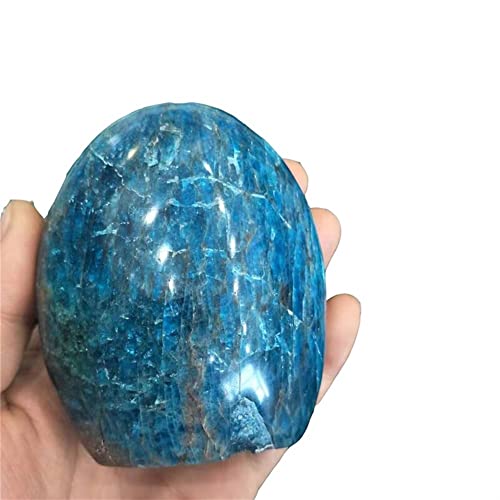 Cristal de roca natural apatita azul para decorar salones modernos y centros de mesa 2