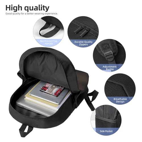 Deer Bear Moose Print Laptop Backpack,Travel Daypack,Business Work Bag For Men And Women,College Backpacks4