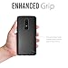 TUDIA Slim-Fit Designed for OnePlus 6 Case, [Arch S] Shockproof Lightweight Ultra Slim Flexible Soft TPU Protective Phone Case Cover - Black