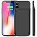 Galaxy S8 Plus Battery Case, 5500mAh Rechargeable External Battery Portable Charger Protective Charging Case Juice Pack Power Bank Cover for Samsung Galaxy S8+ (6.2" Black)