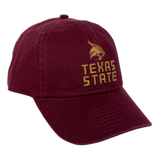 Gorra bordada ajustable Texas State University Maroon miniatura 1