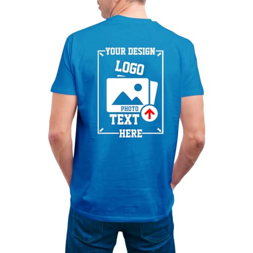 Custom T Shirts Made in USA Bulk Customized T Shirts for Men Women Design Your Own Personalized Shirt Tee Gifts3