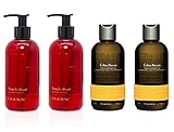 THANN Aromatic Wood Shower Gel and Eden Breeze Massage Oil Set.