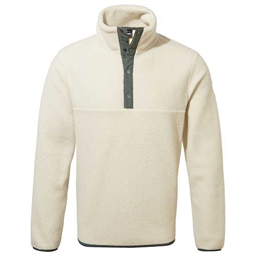 Craghoppers Mens Sullivan Overhead Fleece RRP £60, Ecru, Large