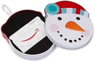 Amazon.co.uk Gift Card for Custom Amount in a Snowman Tin - FREE One-Day Delivery