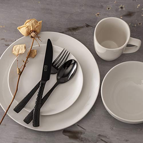 Gibson Home Ogalla 30-Piece Dinnerware Set – Porcelain, Chip & Scratch Resistant, White - Service for 6 by Gibson Home - Image 4