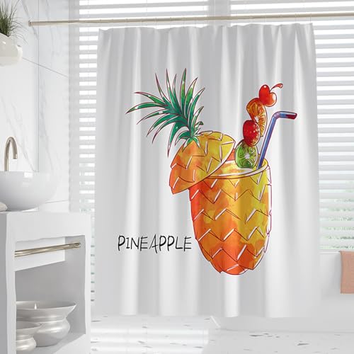 Rideau de douche imperméable et lavable en machine imprimé