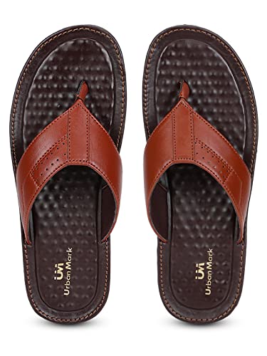Image of UrbanMark mens 628834102934 Thong Flip Flop