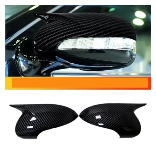 Coque ABS rétroviseurs Benz Classe E W211 noir brillant résistant - 2