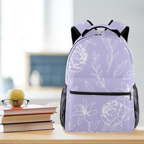 Sac à dos mignon pour ordinateur portable et lycée multicolore