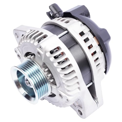 Gjhch Alternator Compatible with 2008-2010 Odyssey 2009-2011 Pilot 2010-2013 MDX 2009-2014 TL 2010-2014 TSX 2010-2013 ZDX 3.5L 3.7L V6 Replace for:AL1311X 104210-5920 31100-RGW-A01 11391N