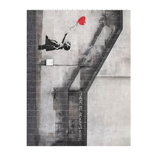 oNV[Banksy DɎL΂ ςݖ؃pY WO\[pY mߋ  l q NX}X a 16.7x22.3cm