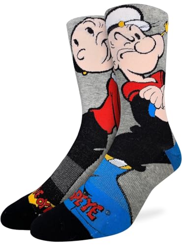 Good Luck Sock Men's Popeye Socks, Adult