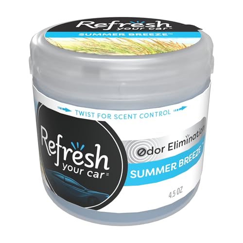Refresh Your Car! 4.5 OZ Air Freshener (Summer Breeze Scent, 1 Pack)