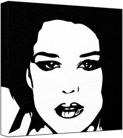 Neve Campbell Pop Art Painting (100% Original Painting. Not A Print