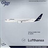 Registration: D-AIXN Gemini Jets GJDLH1781 Airbus A350-900 Lufthansa New Livery D-AIXN Scale 1:400 w/Gear