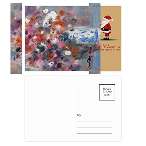 Cartes postales colorées XJJ motif fleurs en papier premium pour collectionneurs exigeants