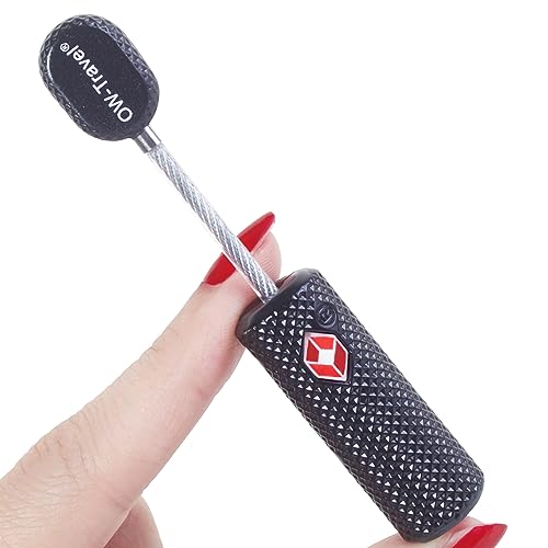 OW-Travel-TSA-Approved-Luggage-Locks-with-Keys-2-Pack-Black-Zinc-Alloy-Suitcase-Locks-Luggage-with-Wire-Lock-Luggage-Cable-Lock-TSA-Travel-Padlock-Backpack-Lock-Tent-Lock-Suitcase-Padlocks