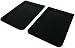 Highland 1007100 Black Heavy Duty Rubber Splash Guard - 2 Piece