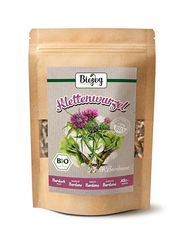 Biojoy Raíz de bardana BÍO (100 g), seca y cortada, sin aditivos (Radix Bardanae)