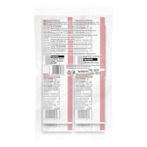 Image of Sunrise Instant Coffee Powder by Nescafe | Strong Aroma for the Perfect Start to Your Day | Coffee Chicory-Mix | Pack of 90 Sachets, 3.8g each, 114g