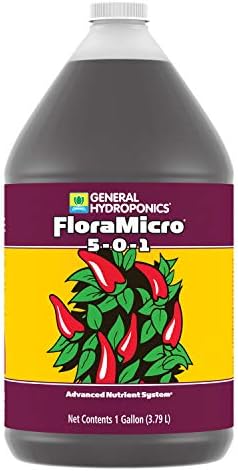 General Hydroponics 718125 Flora Micro, 1 Gallon