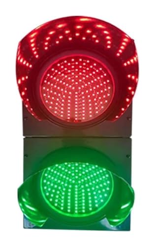 Semáforo industrial de pared con mando para control de tráfico rojo y verde