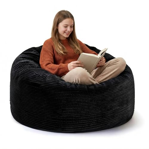 Yagamo Bean Bag Chairs for Teens, 3FT Bean Bag with