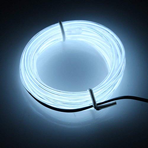 ALED LIGHT 5M Resplandeciente EL Efecto Estroboscópico de Luz Electroluminiscente El Alambre...