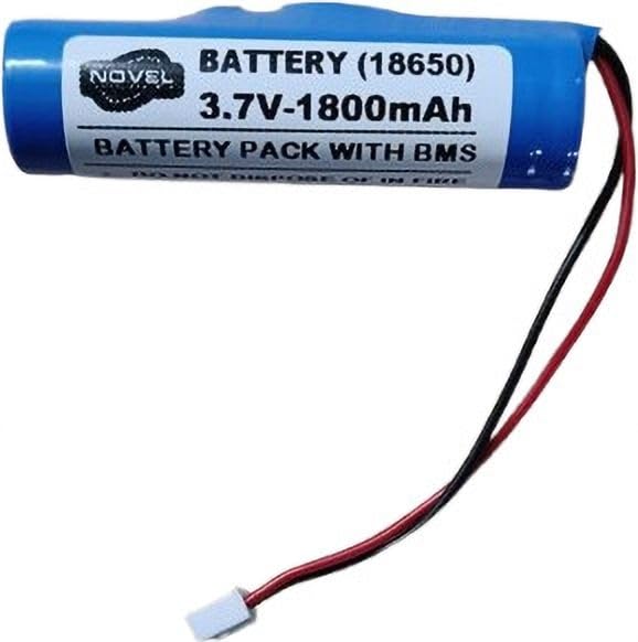 NOVEL 3.7V 18650 Lithium-Ion Rechargeable Battery Pack 1800mAh with BMS Protection | Compatible with Biometric Devices, POS Machines and Portable Electronics-image-42