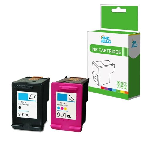 Cartouche d'encre 901XL contre les impressions ternes sur HP Officejet J4580 J4680
