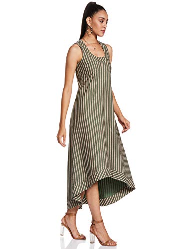 Image of RIVER Cotton Designer Maxi Women's Casual Dress