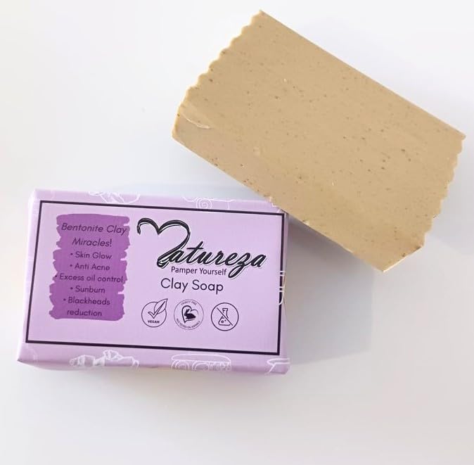 Pure Multani Mitti soap Fullers Earth Soap for Blackheads Oily Skin Acne 90g