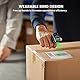 Eyoyo tragbarer Bluetooth-Ring-Barcodescanner mit Display: kabelloser Mini-Barcodescanner, der am Finger getragen Wird, für die Bestandsverwaltung, kompatibel mit iPad, iPhone und Android-Geräten. So