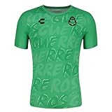 Charly Men's Soccer Santos 2023-2024 Apparel Collection - Training Jersey, Training Long Sleeve, Training Jacket, Beanie (as1, Alpha, l, Regular, Regular, Green - Training Jersey)
