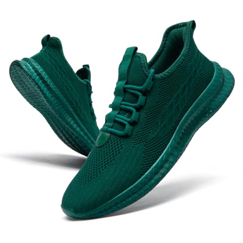 Image of DLWKIPV Running Shoes for Men Casual Slip on Tennis Walking Sneakers Lightweight Breathable Mesh Fashion Gym Athletic Sports Workout Non Slip Trainers