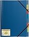 Produktbild Forever Fächermappe, 8 Fächer, Polypropylen, Blau, 5 Stück