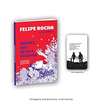 Capa do livro Amores que deixei escapar + Imã exclusivo
