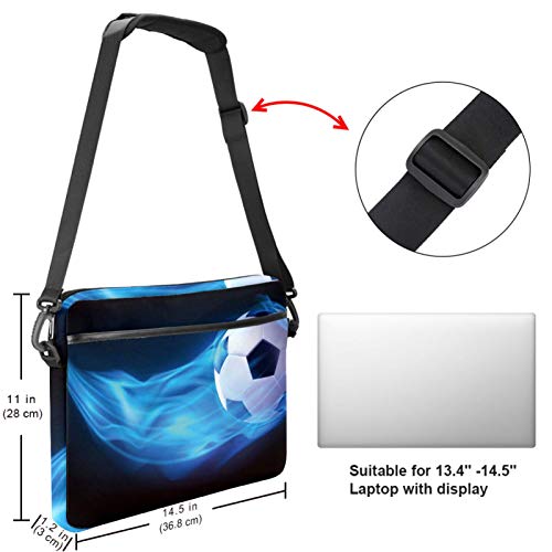 Funda bandolera de 14 pulgadas ideal para la universidad y oficina 5