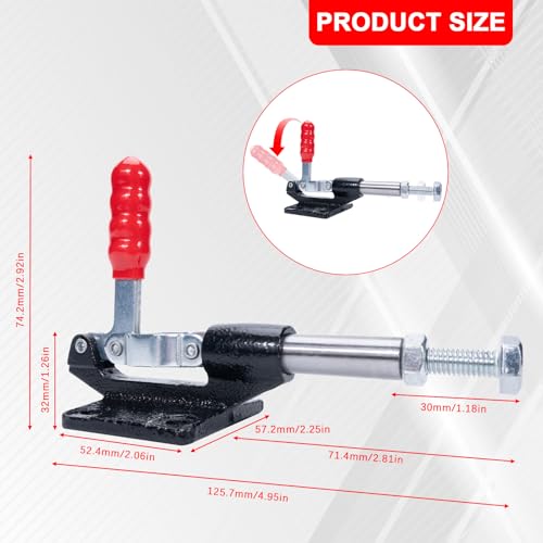 Image of 4-Pack 305C Push Pull Toggle Clamp, 500 lb Holding Capacity