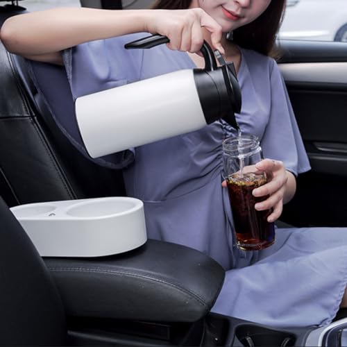 Tetera eléctrica de coche con capacidad 800ml acero inoxidable miniatura 5